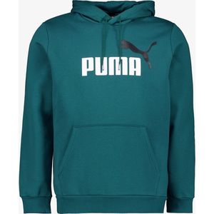 Puma Ess+ 2 Col Big Logo Hoodie Blauw Man