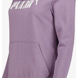 PUMA ESS Logo Hoodie FL () Dames Trui - Pale Plum