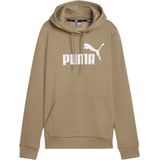 Puma - Essential Hoodie - Lichtbruin - Wit - 66% Katoen - 34% Polyester