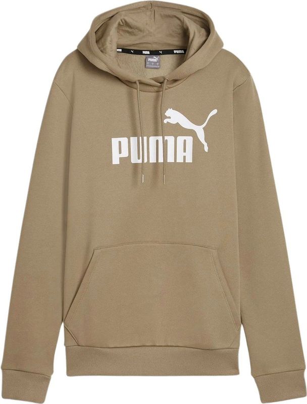 Puma - Essential Hoodie - Lichtbruin - Wit - 66% Katoen - 34% Polyester