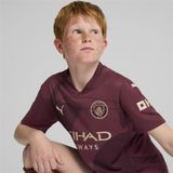 PUMA Manchester City 3e Shirt 2024-2025 Kids - Blauw - 100% Gerecycled Polyester