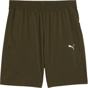 Puma flex 7 woven short in de kleur groen