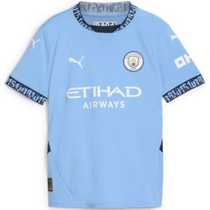 Puma Manchester City Fc Thuis Korte Mouw T-shirt Junior Blauw 5-6 Years