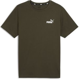 T-shirt - Ronde Hals - Jersey - Logoprint - Kwartmouw