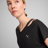 Puma - Studio Fashion T-shirt - Dames - Zwart - Gerecycled Materiaal