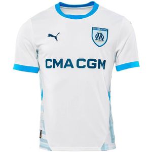 Puma - OM 2024/25 - Thuisshirt - Blauw/Wit - Lichtgewicht, Ademend Materiaal