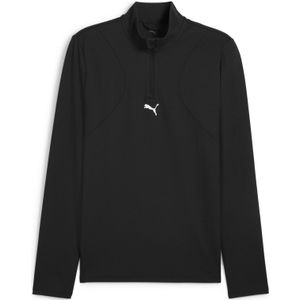PUMA - CLOUDSPUN 1/4 ZIP - Sweatshirt - Zwart - Regular Fit