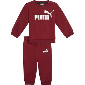 Puma essentials minicats trainingspak in de kleur rood.