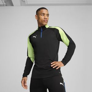 PUMA - individualLIGA - Quarter-Zip Top - Zwart - 100% Gerecycled Materiaal, DryCELL Technologie