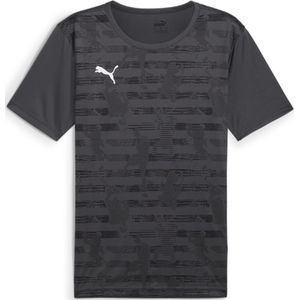 PUMA individualRISE Graphic Jersey Heren Sportshirt - Asphalt