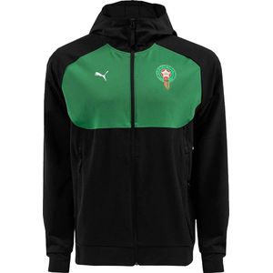 Marokko tech track jacket in de kleur zwart