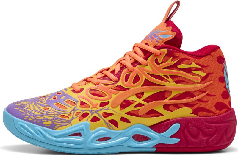 PUMA - MB.04 - Basketbalschoenen - Rood/Oranje - Dubbellaags Mesh