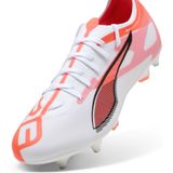 Puma - Ultra 5 Match Voetbalschoenen - Zwart - Lichtgewicht Mesh - GripControl