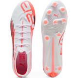 Puma Ultra 5 Pro FG/AG Voetbalschoenen - PUMA White-PUMA Black-Glowing Red
