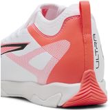 PUMA - ULTRA 5 MATCH IT - Voetbalschoenen - Zwart/Rood/Wit - Gerecycled Materiaal