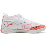 PUMA - ULTRA 5 MATCH IT - Voetbalschoenen - Zwart/Rood/Wit - Gerecycled Materiaal