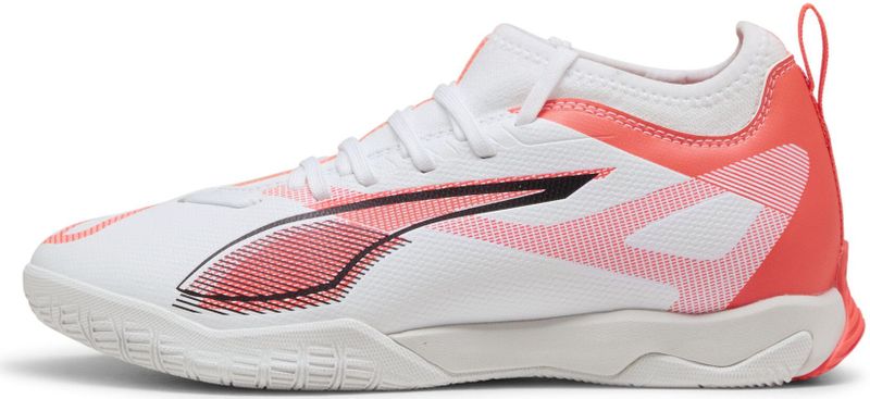 PUMA - ULTRA 5 MATCH IT - Voetbalschoenen - Zwart/Rood/Wit - Gerecycled Materiaal