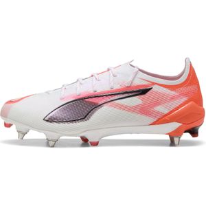 Puma ULTRA 5 ULTIMATE MxSG -  PUMA White-PUMA Black-Glowing Red | 8.5 für Herren, weiß, Gr. 43 ½ EU