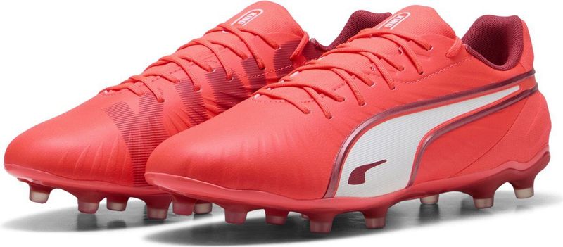 Puma - King Match - Voetbalschoenen - Zwart - Synthetisch Leer