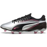 Puma - King Match Voetbalschoenen - Zwart - Synthetisch Leder - FG/AG