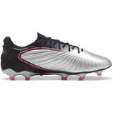 Puma - King Match Voetbalschoenen - Zwart - Synthetisch Leder - FG/AG