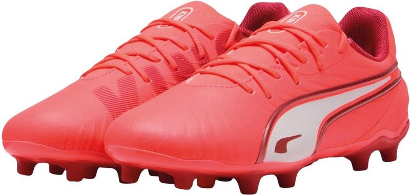 Puma - King Match - Voetbalschoenen - Zwart - Synthetisch Leer