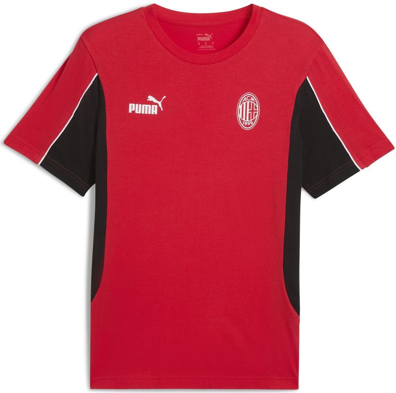 PUMA - T-shirt - Milan AC Archive 2024/25 - Katoen - Reguliere Pasvorm