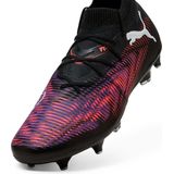 PUMA - FUTURE 8 MATCH - Voetbalschoenen - Zwart/Rood/Wit - Mesh