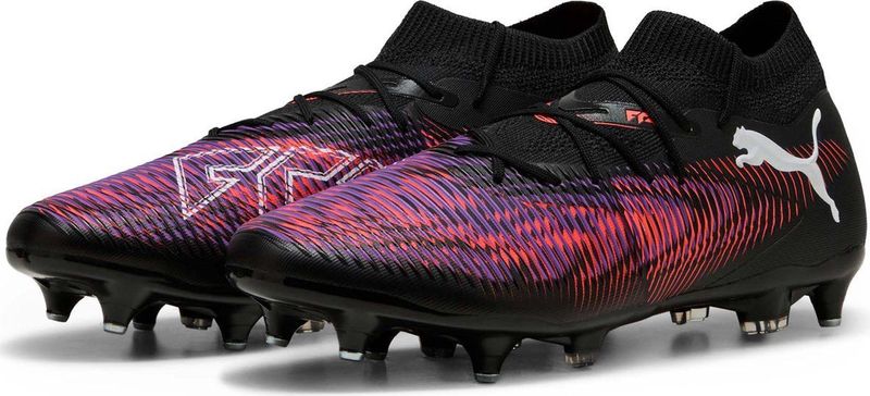 PUMA - FUTURE 8 MATCH - Voetbalschoenen - Zwart/Rood/Wit - Mesh