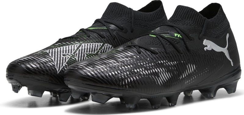 Puma - Future 8 Match FG/AG - Voetbalschoenen - Zwart - Mesh