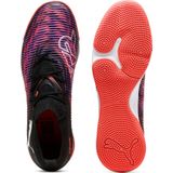 PUMA - FUTURE 8 MATCH IT - Voetbalschoenen - Zwart/Rood/Wit - Lichtgewicht Bovenwerk