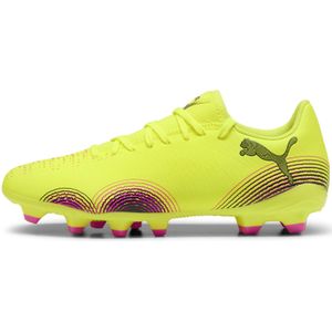 PUMA - FUTURE 8 PLAY FG/AG - Voetbalschoenen - Zwart/Geel - Synthetisch Bovenwerk