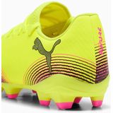 PUMA - FUTURE 8 PLAY FG/AG - Voetbalschoenen - Zwart/Geel - Synthetisch Bovenwerk