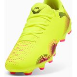 PUMA - FUTURE 8 PLAY FG/AG - Voetbalschoenen - Zwart/Geel - Synthetisch Bovenwerk