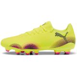 PUMA - FUTURE 8 PLAY FG/AG - Voetbalschoenen - Zwart/Geel - Synthetisch Bovenwerk