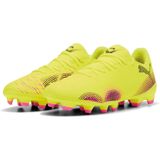 PUMA - FUTURE 8 PLAY FG/AG - Voetbalschoenen - Zwart/Geel - Synthetisch Bovenwerk