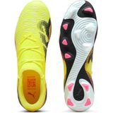 PUMA - FUTURE 8 MATCH FG/AG - Lage Voetbalschoenen - Zwart/Geel - Mesh