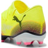 PUMA - FUTURE 8 MATCH FG/AG - Lage Voetbalschoenen - Zwart/Geel - Mesh