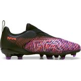 PUMA - FUTURE 8 MATCH LL FG/AG - Voetbalschoenen - Zwart/Rood/Wit - Lichtgewicht Bovenwerk