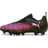 PUMA - FUTURE 8 MATCH LL FG/AG - Voetbalschoenen - Zwart/Rood/Wit - Lichtgewicht Bovenwerk