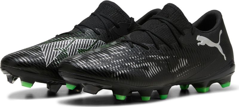 PUMA - FUTURE 8 MATCH FG/AG - Voetbalschoenen - Groen/Zwart/Grijs - Gerecycled Materiaal