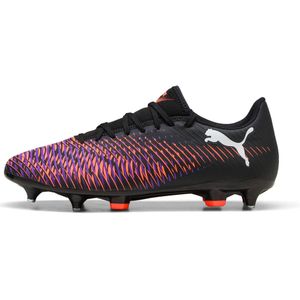 Puma - Future 8 Play - Voetbalschoenen - Zwart - Synthetisch Bovenwerk