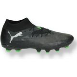 PUMA Unisex Future 8 PRO FG/AG Voetbalschoen - Zwart Zilver Fluo Groen