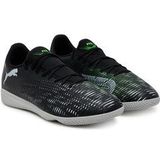 PUMA - Future 8 Play - Zaalvoetbalschoenen - Zwart Grijs Groen - Synthetisch