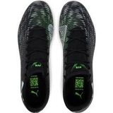 PUMA - Future 8 Play - Zaalvoetbalschoenen - Zwart Grijs Groen - Synthetisch