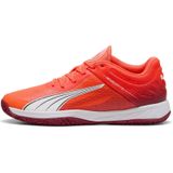 PUMA - Accelerate Turbo - Handbalschoenen - Rood/Wit - Materiaal: Rubber/EVA