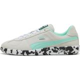 PUMA UNTMD Handbalschoenen - Zwart/Wit - Suède Bovenwerk