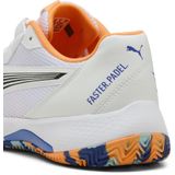 PUMA - Court - Padelschoenen - Blauw/Zwart/Wit - Gerecycled Materiaal