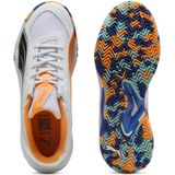 PUMA - Court - Padelschoenen - Blauw/Zwart/Wit - Gerecycled Materiaal