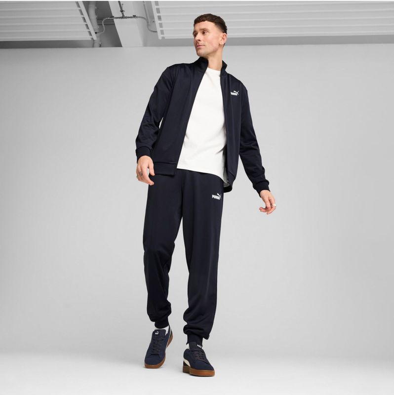 Puma Essentials Poly Anzug Herren | Mit Plain | New Navy | Größe: XL
